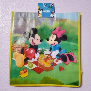 Legacy Disney Mickey Mouse and Friends Reusable Tote Shopping Bag Picnic